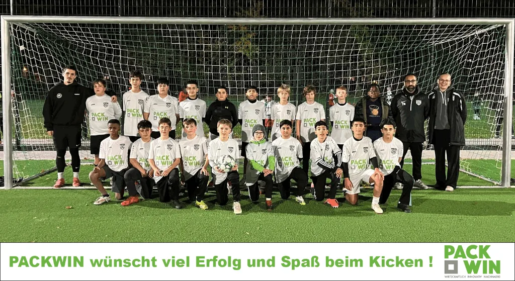 PACKWIN unterstützt die U12 des TSG Ahlten — soziales Engagement im Jugendsport